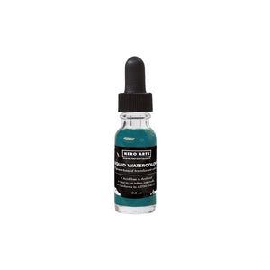 Liquid Watercolor Dark Teal