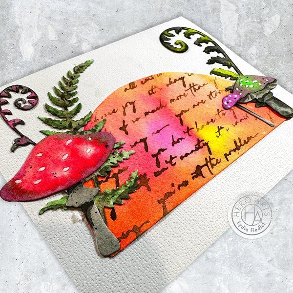 Liquid Watercolor Neon Brights Red