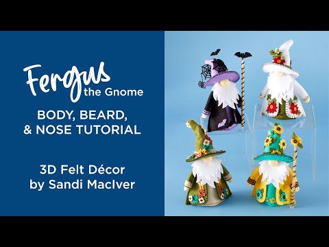 Fergus 3D Felt Decor Die Collection Bundle  by Sandi MacIver