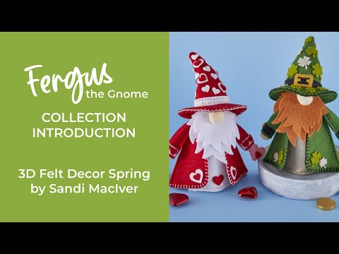 Spring Embellishments Felt Décor Etched Dies by Sandi MacIver