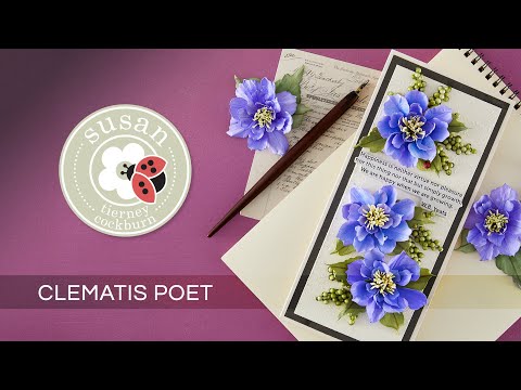 The Poet's Garden Sentiments Press + Foil Plate & Die Set by Susan Tierney-Cockburn