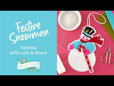 Festive Snowman Etched Dies by Lolli & Grace