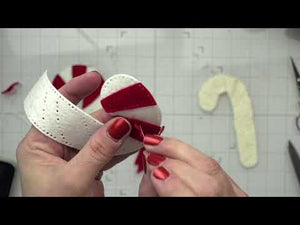 Felt Candy Cane Etched Dies by Nichol Spohr