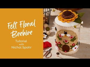 Felt Floral Beehive Etched Dies by Nichol Spohr