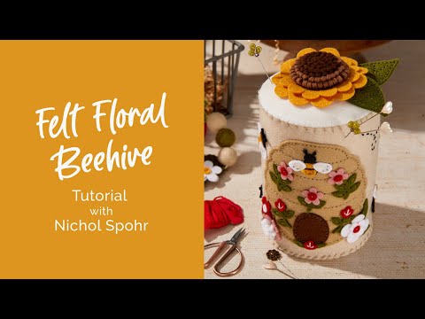 Felt Floral Beehive Etched Dies by Nichol Spohr