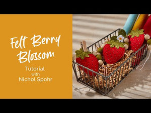 Felt Berry Blossom Etched Dies by Nichol Spohr