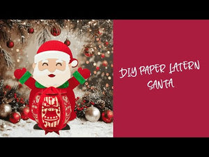 DIY Paper Lanterns - Santa