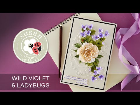 The Poet's Garden Sentiments Press + Foil Plate & Die Set by Susan Tierney-Cockburn