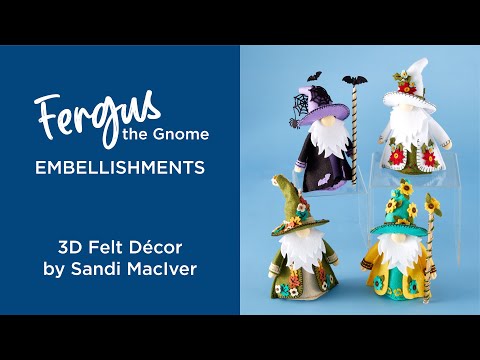 Fergus 3D Felt Decor Die Collection Bundle  by Sandi MacIver