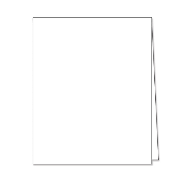Hero Hues Dove White Top Folded Cards