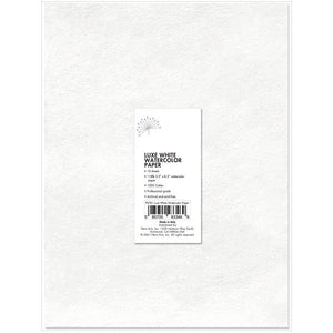 Luxe White Watercolor Paper - 8.5 x 11