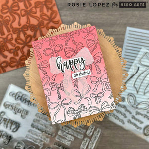 Bows Galore Cling Stamp of the Month - March 2025