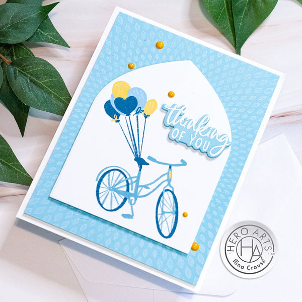 Floral & Balloon Bicycles Hero Transfers