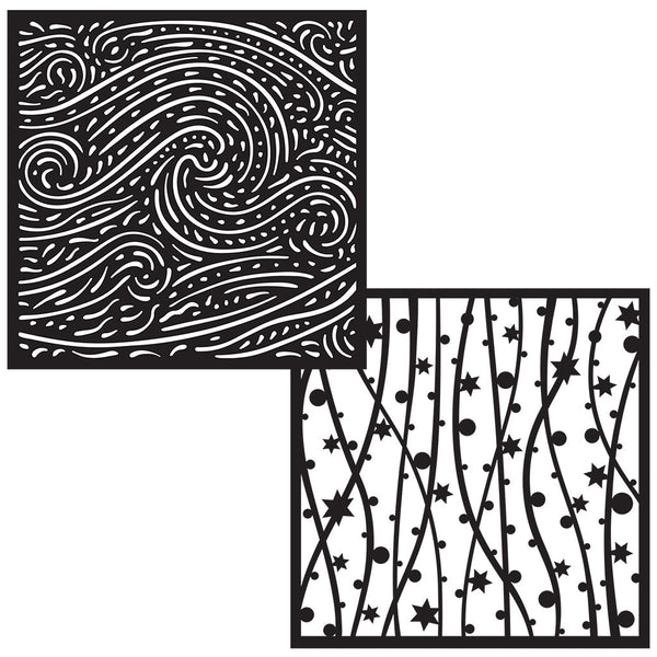 Celebration Swirls Stencil Pairs