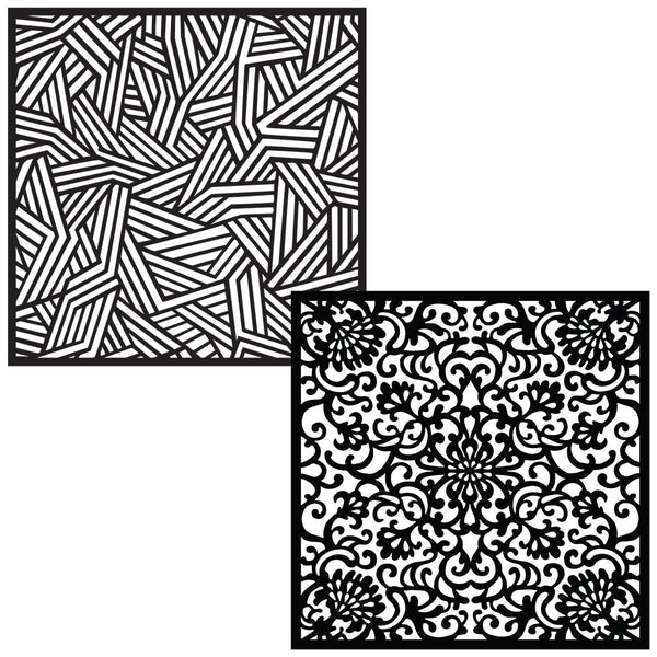 Kaleidescope Stencil Pairs