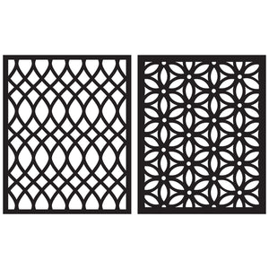 SA150 Abstract Lines Stencil Pairs