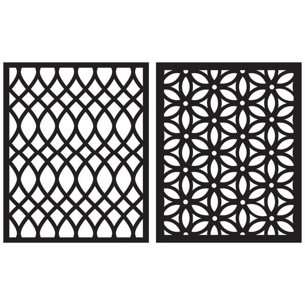 SA150 Abstract Lines Stencil Pairs