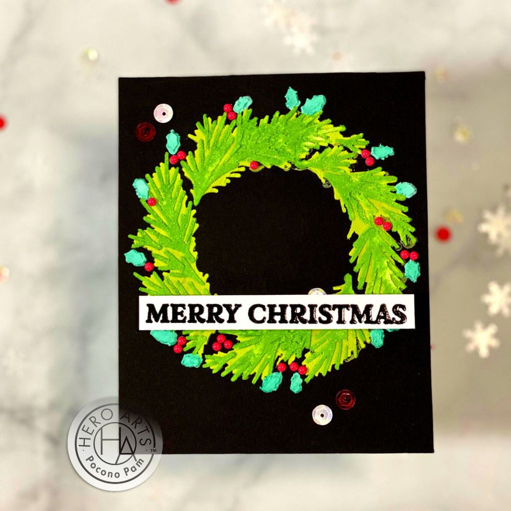 Color Layering Wreath Stencils