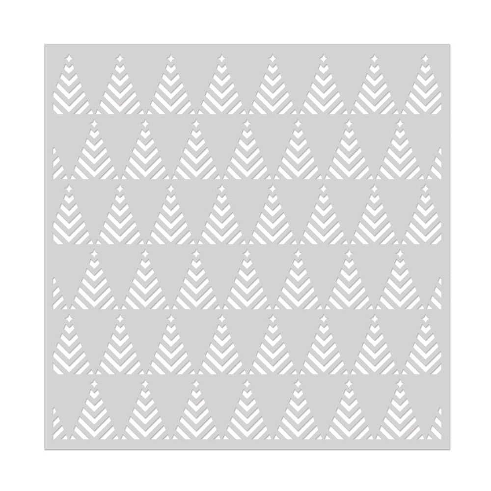 ZigZag Trees Stencil