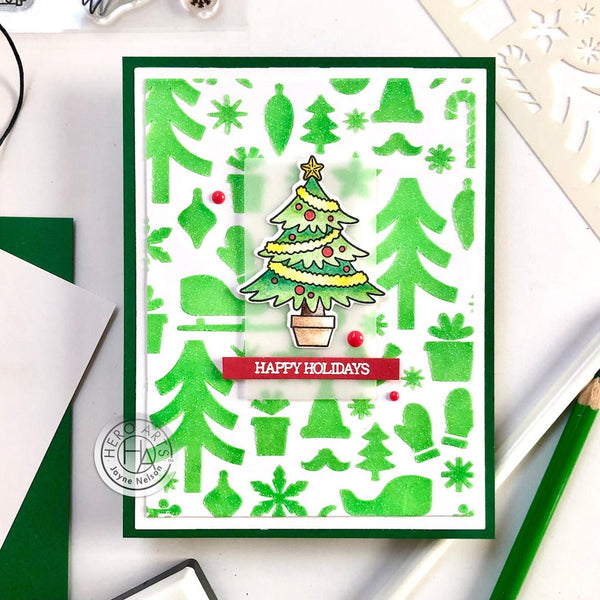 Holiday Pattern Stencil