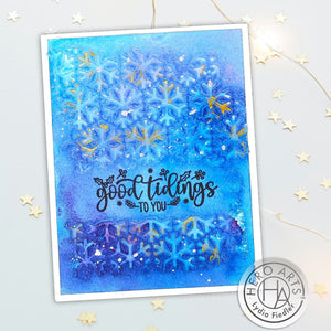 Snowflake Pattern Stencil