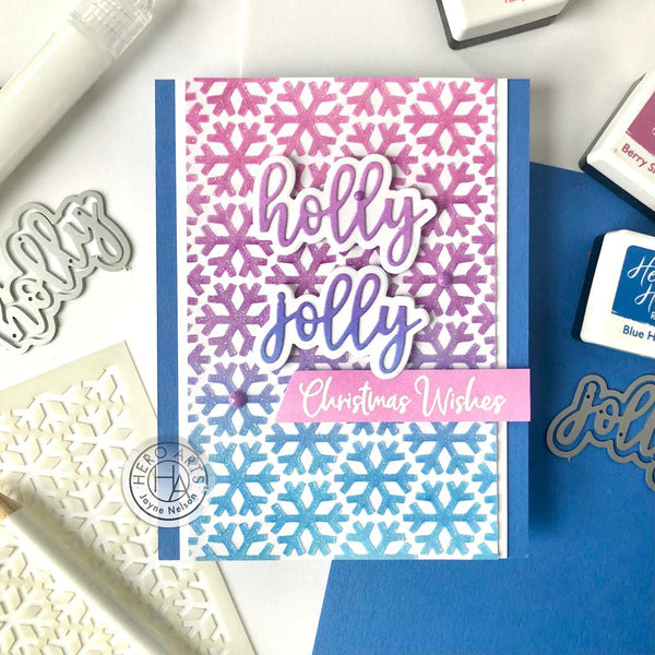 Snowflake Pattern Stencil