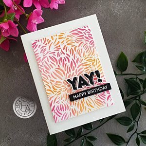 Petal Burst Stencil
