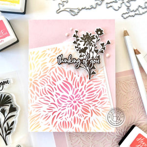 Petal Burst Stencil