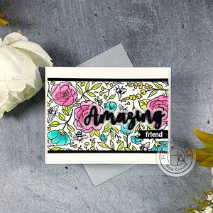 Color Layering Roses Stencils