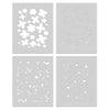 Color Layering Bold Flowers Stencils