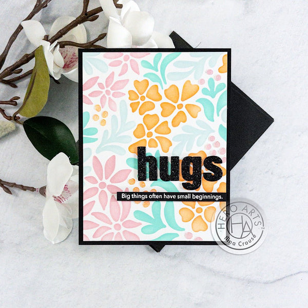Color Layering Summer Blooms Stencils