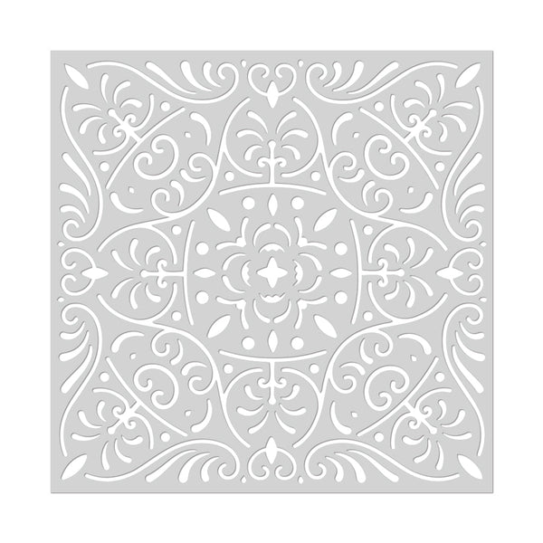 Ornate Flourish Stencil