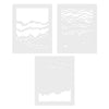 Color Layering Beach Floor Stencils