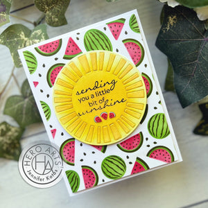 Color Layering Watermelon Stencils