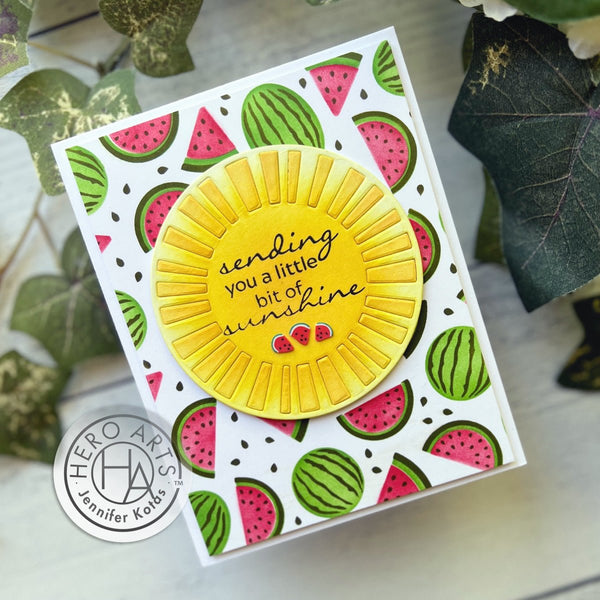 Color Layering Watermelon Stencils