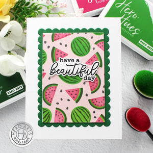 Color Layering Watermelon Stencils