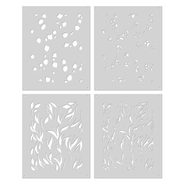 Color Layering Tulip Pattern Stencils