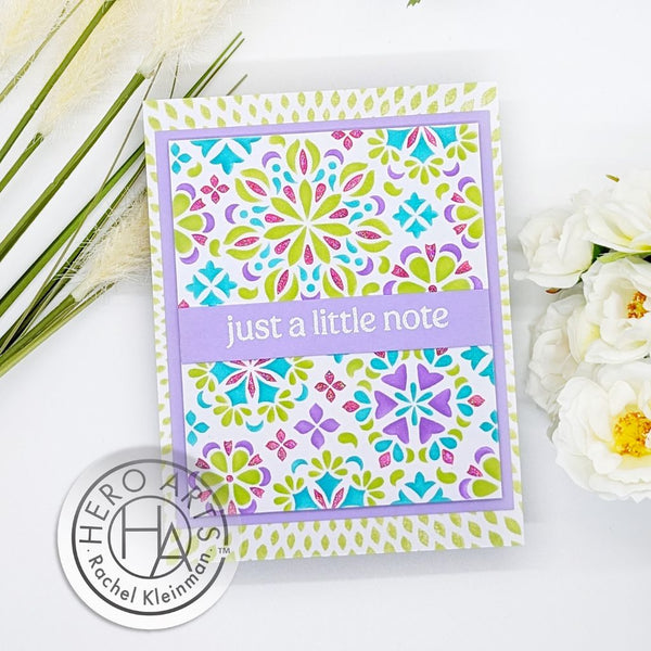 Color Layering Mandala Flower Pattern Stencils
