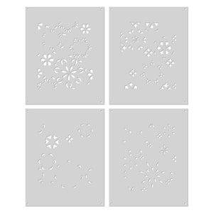 Color Layering Mandala Flower Pattern Stencils