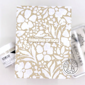 Floral Garden Stencil