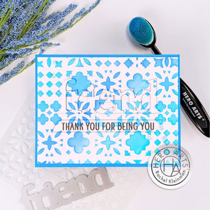Decorative Tile Pattern Stencil