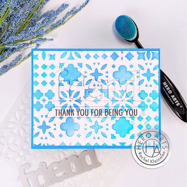 Decorative Tile Pattern Stencil