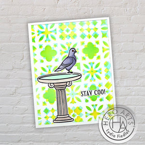 Decorative Tile Pattern Stencil
