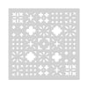 Decorative Tile Pattern Stencil
