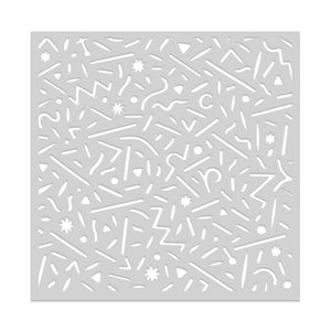 Dancing Lines Stencil