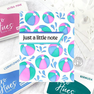 Color Layering Beach Ball Stencils