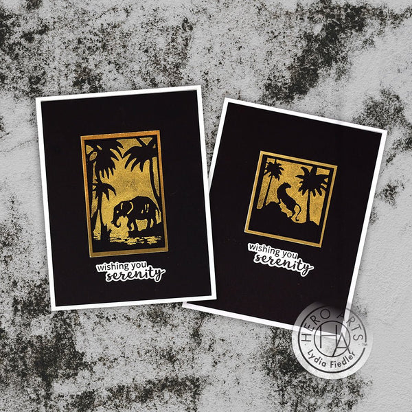 Jungle Scene Stencil