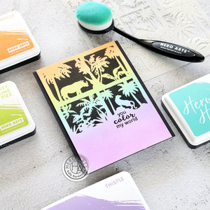 Jungle Scene Stencil