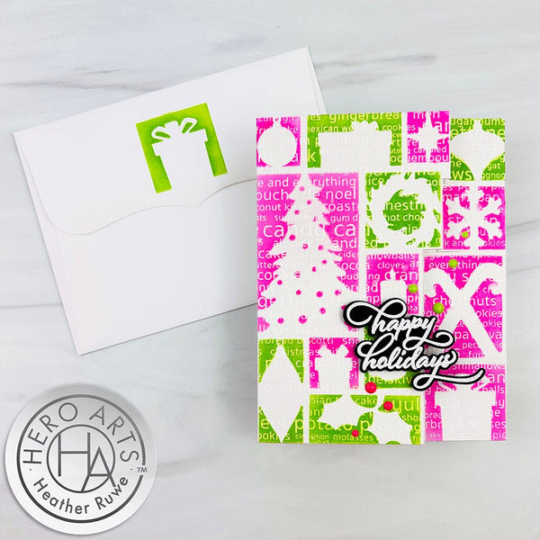 Holiday Assortment Stencil