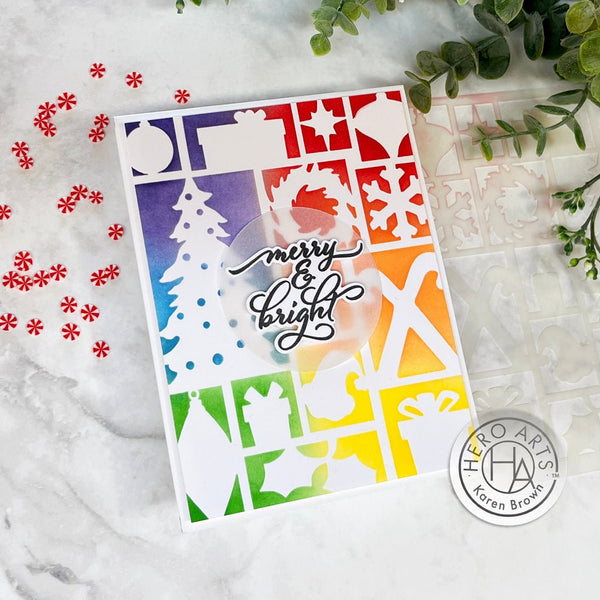 Holiday Assortment Stencil